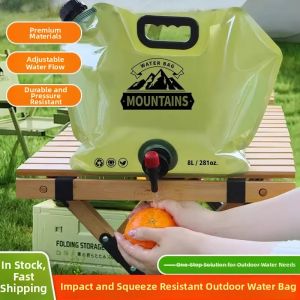 Portable Foldable High-capacity Reinforced Soft Water Bag 8L