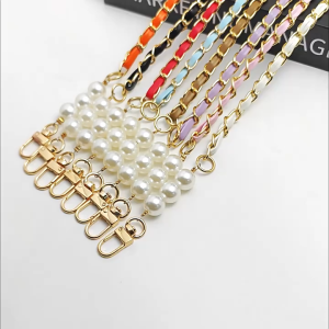 Dây Đeo Túi Da Đan Xích Gắn Chuỗi Hạt Mới PEL- 100style