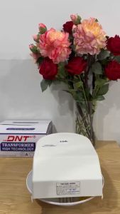 [HCM]Biến áp DNT 15A 220v ra 110v hộp nhựa trắng