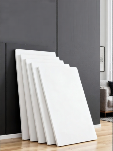 Evesigar | Custom White Real Wood Veneer Shelf