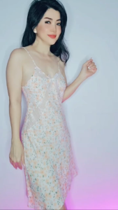 Đồ ngủ nữ WANNABE đầm ngủ hai dây phối ren cut-out hình nơ trước ngực dễ thương khoe body cực phẩm DNS75