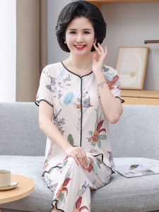 QINNONG | Breathable Loose Cotton Sleepwear Set For Elderly