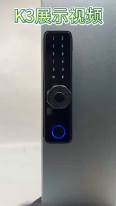KFC Door Fingerprint Smart Door Lock with TTlock APP 5-in-1 Unlock Non-destructive Installation for Aluminum Glass Shop Door