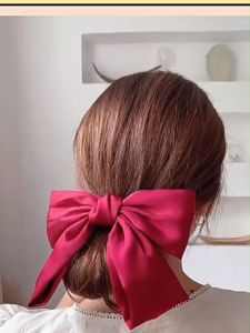 Vintage Bow Hair Clips French Style Knotted Bowknot Spring Snap Barrettes for Women Thin Thick Curly Hair TF-Hom-VN