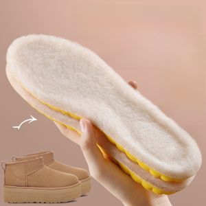 XIANZHAO | Womens Winter Thickened Fleece Lined Shoe Inserts for Snow Boots Warm and Non-freezing Foot Cotton Short Boots