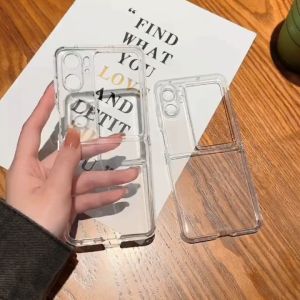 Hard Case Silikon Oppo Find N2 Flip Oppo Find N3 Flip Bening Transparant ( Standard atau Anti Crack )