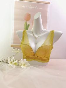 LOVE ESTEEM | Small Bust Gathering Seductive Lace Soft Steel Ring Supportive Underwear