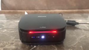 Máy khử mùi lọc không khí trong ô tô Philips GP7501 4.6W công nghệ cảm biến chất lượng không khí 3 màu AQI - Hàng Nhập Khẩu