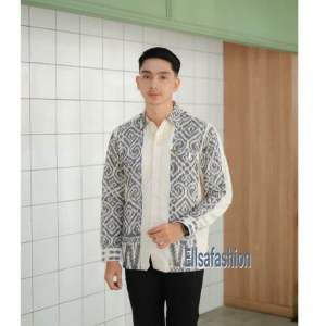 ellsa fashion~baju tenun ethnik dress marline dan kemejabaju kondanganbaju couple pasangan