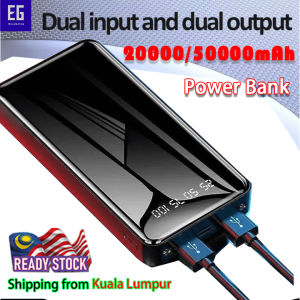 【🥇 ElecStore 🥇 】150000mah 4USB original powerbank 50000mah 100000mah 800000mah power bank 50000mah original fast charging 20000 mAh Power Bank with Micro/Type-C Xiaomi Huawei Oppo Vivo portable power station  2.1A USB Type C outputs  充电宝 移动电源