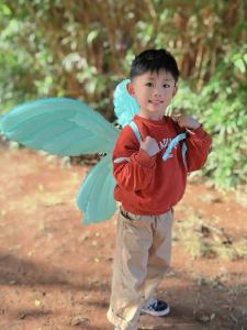 Inflatable Aluminum Foil Balloons Butterfly Wings Decorative Glowing Birthday Party Supplies Childrens Night Light up Decor