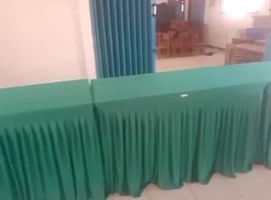Cover Meja Prasmanan Ukuran 270 x 70 x 75 cm (P x L x T)