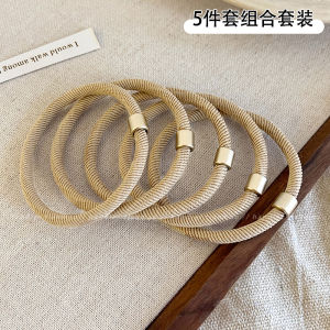 Elegant Simple High Elasticity Hair Ties for Women Non-Damaging Durable Hair Bands Sweet Style Sweetheart Hair Accessories