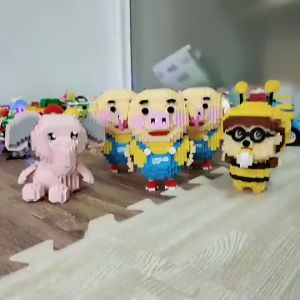 ของเล่น ตัวต่อ เลโก้ ชุดตัวการ์ตูน Pink Elephant จำนวน 890 ชิ้น_9226