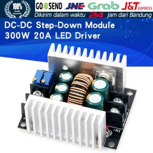 Stepdown 20A 300W Power Supply CC CV DC Buck Converter Step Down Module Constant Current LED Driver Power Step Down Voltage Module Electrolytic