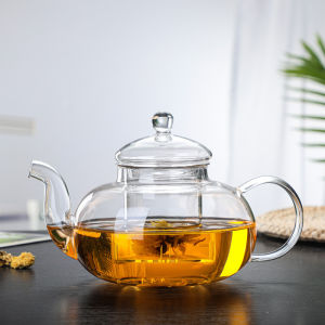 Heat-resistant Filtered Glass Teapot