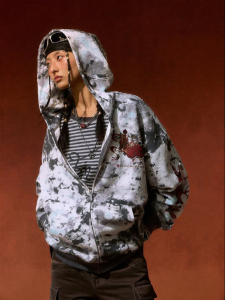BJHG | Áo Hoodie Thêu Hoa Văn Cổ Điển Hợp Tác Với Dunhuang