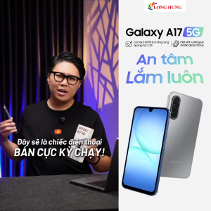 Điện thoại Samsung Galaxy A17 5G - Hàng chính hãng - Màn hình Super AMOLED 6.7 inch Chip Exynos 1330 Pin 5000mAh