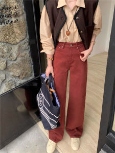 Ankela High Waist Straight Leg Stretchy Jeans Womens Casual Long Pants Spring Summer Autumn High Elasticity Slimming Effect