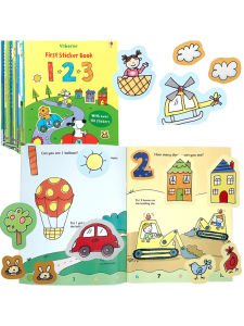 English Learning Stickers Book for Girls 2-6 Years