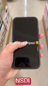Perlindungan Layar Anti Gores Black Matte Redmi 9A & 9C