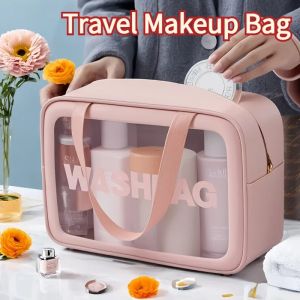 1pc Wet-dry separation makeup bag portable toiletry bag travel essentials large capacity storage bag fitness swimming essentials
