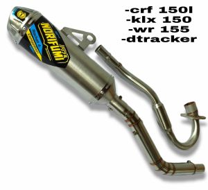 KNALPOT RACING NORIFUMI ROCKET 4 CRF 150 L KLX 150 BF DTRACKER WR 155