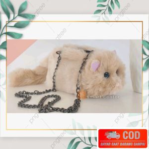 Tas bentuk kucing terlaris Sling bag wanita viral kekinian