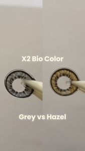 X2 Bio Color Hazel Monthly Softlens Warna