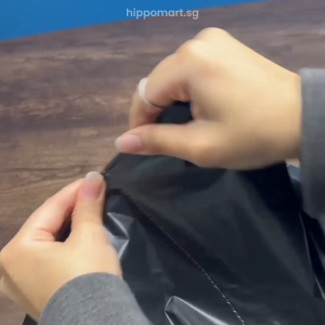 Heavy-Duty Thick Large Black Trash Bags (Roll Pack)