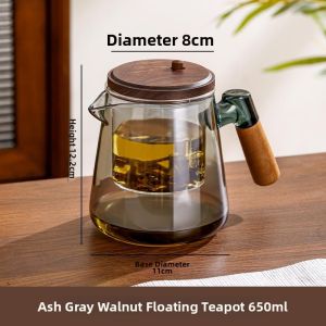 Tea Infuser Cup One Touch Separation High-end Glass Liner