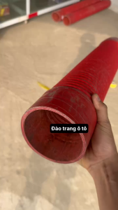 Cao su cổ hút phi 100 các loại độ dài gân đỏ le gió động cơ xe ô tô