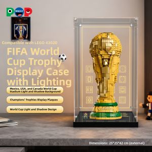 POP BRICKS | Lighted Acrylic Display Box for Trophy