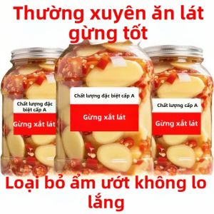 Gừng Ngâm Chua Cay Sẵn Ăn Làm Tự Nhiên