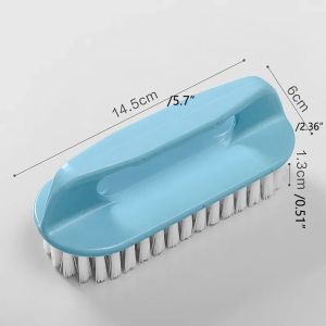 Heavy-Duty Scrub BrushStiff Bristle Shoe CleanerMulti-Purpose Handheld Brush for Bathroom KitchenLaundryTile&Floor Cleaning
