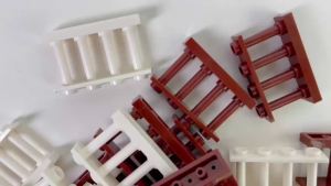 20 Chiếc DIY Hàng Rào Mô Hình Khối Xây Dựng Phụ Kiện Linh Kiện Cơ Bản Chất Liệu ABS Tương Thích Với Lego Cho Ngôi Nhà Sân Vườn Đồ Chơi Phần