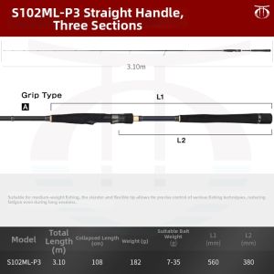 Tailwalk | Surf Casting Flat Long Throw Fishing Rod For Flounder
