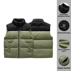 Kelme | Warm Windproof Mens Down Vest