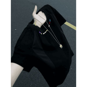 LIUBU | Breathable Quick Dry Embroidery Ice Silk Regular Fit Summer Men T Shirt