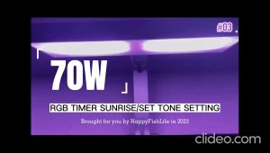 Bi Shui Feng He BSFH RGB 70W High Wattage Professional Aquascape LED Heat Sink Fan HappyFishLife