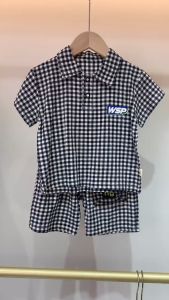 bambeau 1-5 years old baby boys shirt clothing sets Summer fashion kids boy Short sleeves clothes suits korea style high quality