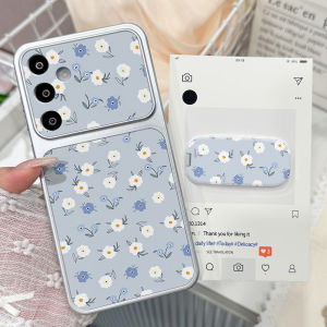 Flower Phone Case For Samsung A57 A16 A17 A56 A37 A27 A07 A55 A36 A26 A54 S26 S25 Ultra S24 S23 FE Plus Lanyard and Stand Cover