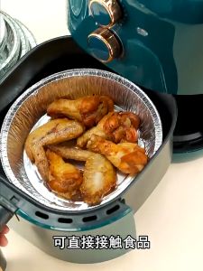 ถาดฟอยล์ 10ใบ/แพ็ค ถาดฟอยล์หม้อทอด แผ่นรองหม้อทอด ถาดฟอย tin foil ขนาด 6นิ้ว/7นิ้ว/8นิ้ว/9นิ้ว ทนความร้อน