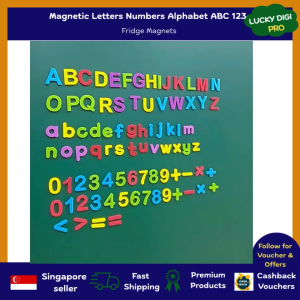 Magnetic Letters & Numbers Set – ABC 123 Refrigerator Magnets for Kids Plastic Educational Preschool Learning Toy with Uppercase & Lowercase Alphabet Math Symbols Fun Way to Boost Early Literacy Spelling Counting and Cognitive Skills at Home or Scho