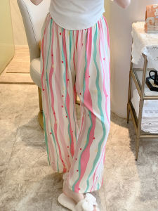 KASIHAN | Straight Loose Home Long Pants Thin Summer Trousers Women