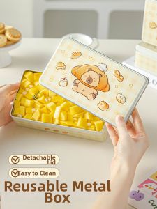 MEIDI | Storage Box for Cakes and Biscuits Rectangular Tin