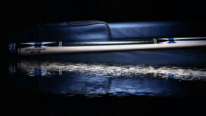 WEISHIDUN 1/2 Split Pool Cue | 13mm Tip Maple Wood Shaft with Solid Wood & Inlay Handle | 145cm 550g Billiards Stick for Black 8 Snooker & Pattern Games