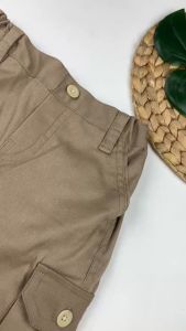 Celana Anak Laki-laki Cargo Hitam & Brown Milo: Pilihan Terbaik untuk Bronkis Junior