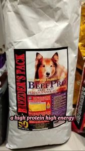Beef Pro Adult Dog Food (500Grams/Repacked) by FurrWhitePetsShop