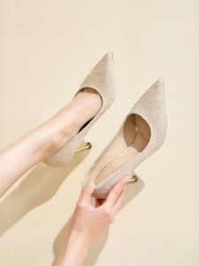 Josiny | Pointed Toe Thin Heel Wedding High Heels for Women